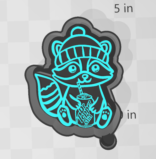 RACCOON DR P SLUT -FRESHIE MOLD