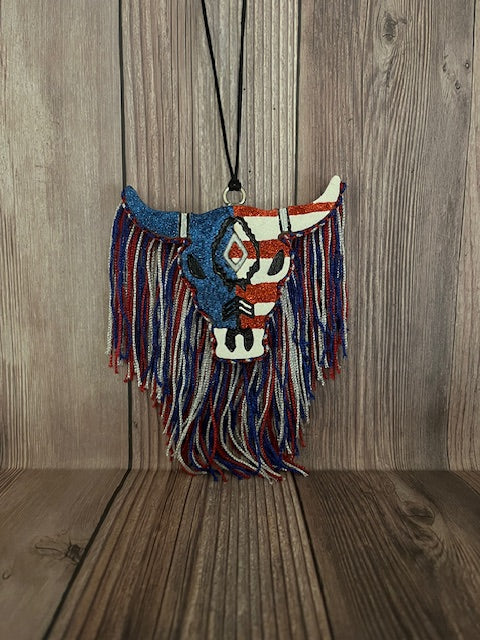 BULL WITH FRINGE FRESHIE
