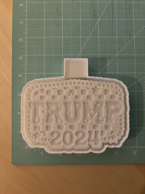TRUMP 2024 CHECKERED -FRESHIE MOLD