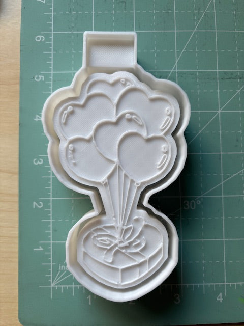 BALLOON HEARTS -FRESHIE MOLD