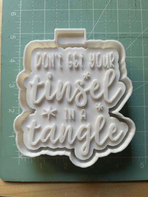 TINSEL IN A TANGLE- FRESHIE MOLD
