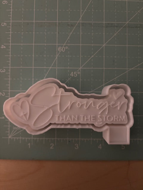 STRONGER THAN THE STORM -FRESHIE MOLD