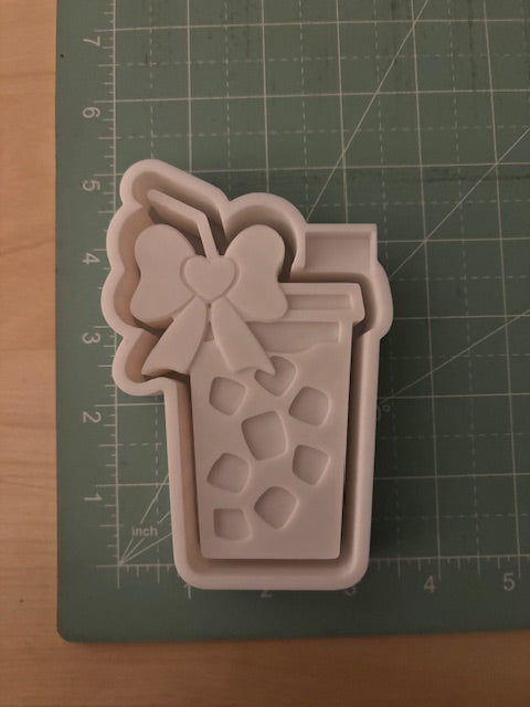 ICED COFFEE WITH BOW -FRESHIE MOLD