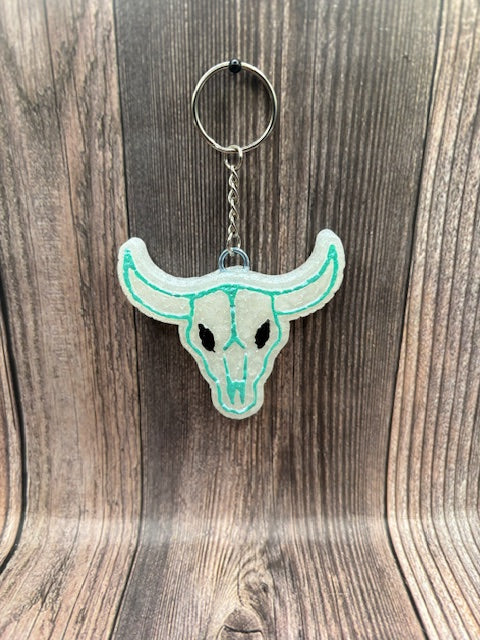 BULL SKULL- FRESHIE KEYCHAIN