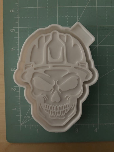 HARD HAT SKULL -FRESHIE MOLD