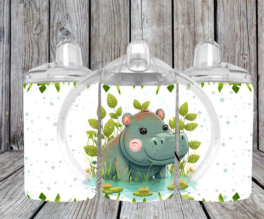 12OZ SIPPY CUP - HIPPO