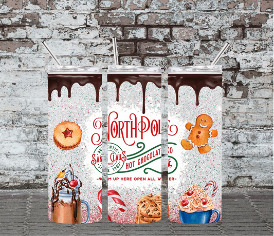 20OZ SKINNY TUMBLER - NORTH POLE