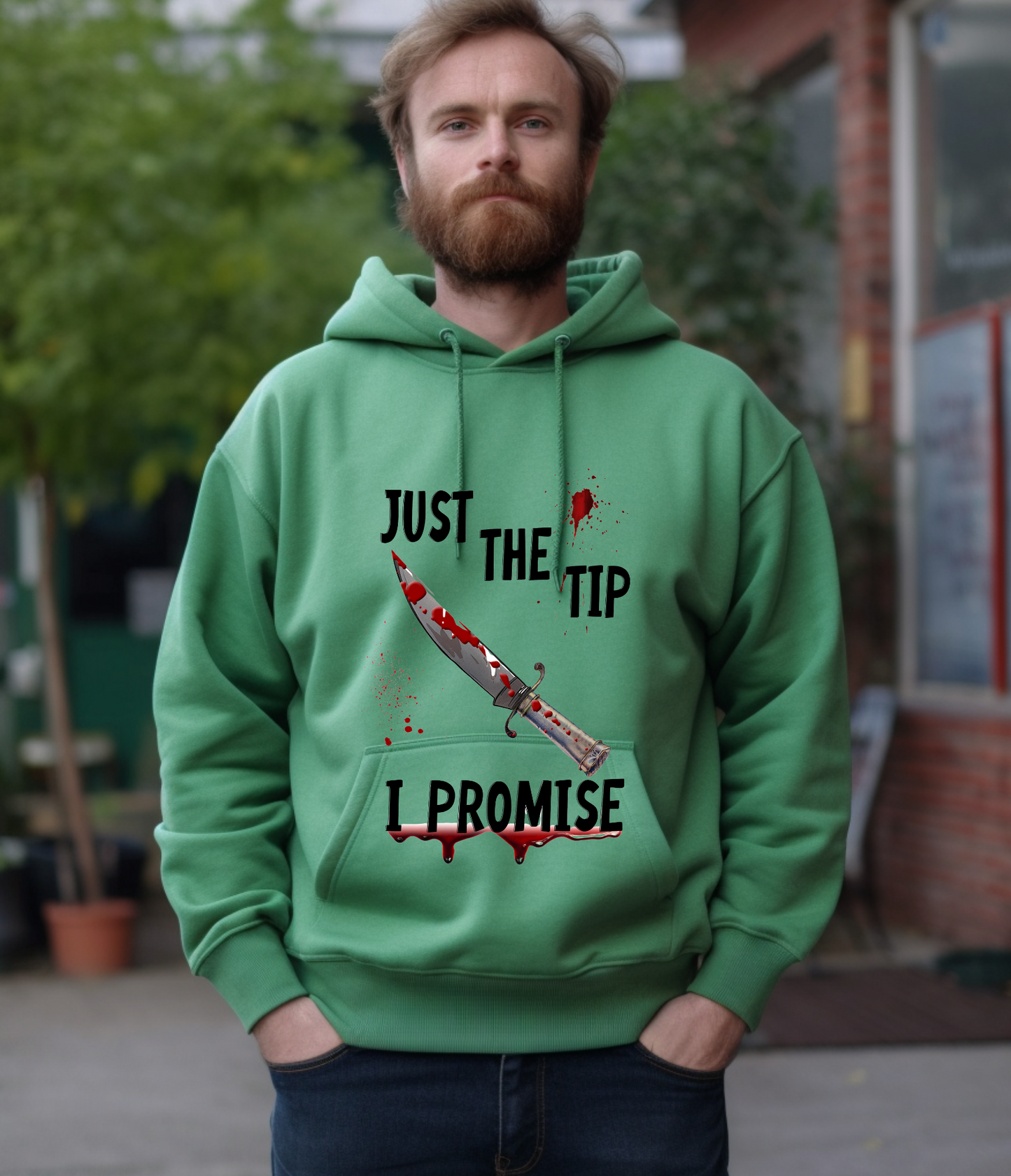 PULL OVER HOODIE - JUST THE TIP I PROMISE