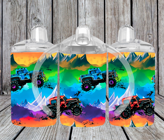 12OZ SIPPY CUP - MONSTER TRUCKS