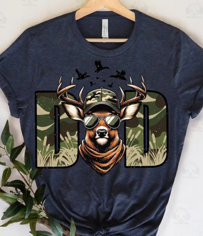 DAD & DEER CAMO - T-SHIRT