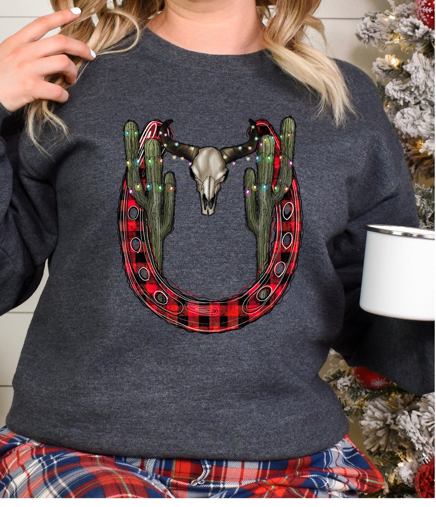 CHRISTMAS HORSESHOE- SWEATSHIRT