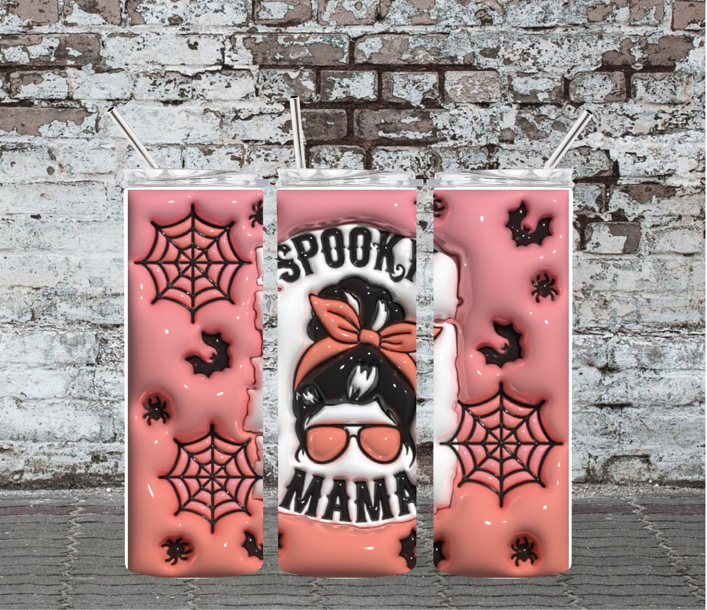 20OZ SKINNY TUMBLER - SPOOKY MAMA