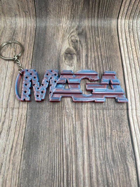 MAGA TRUMP- 3D KEYCHAIN