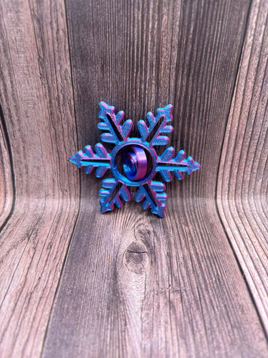 FIDGET SPINNER SNOWFLAKE- 3D PRINT