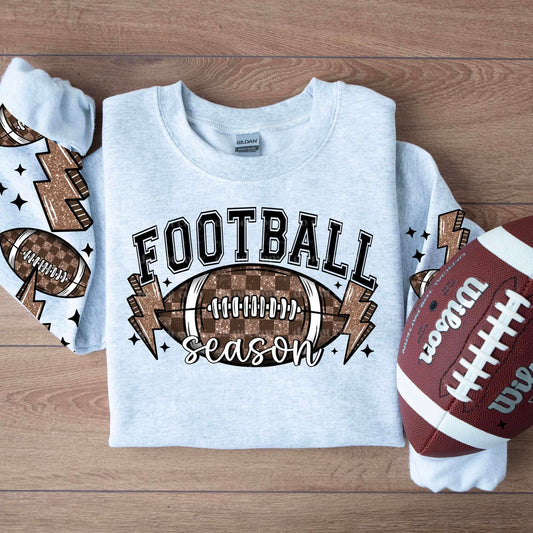 FOOTBALL SEASON WITH TWO SLEEVES - SWEATSHIRT