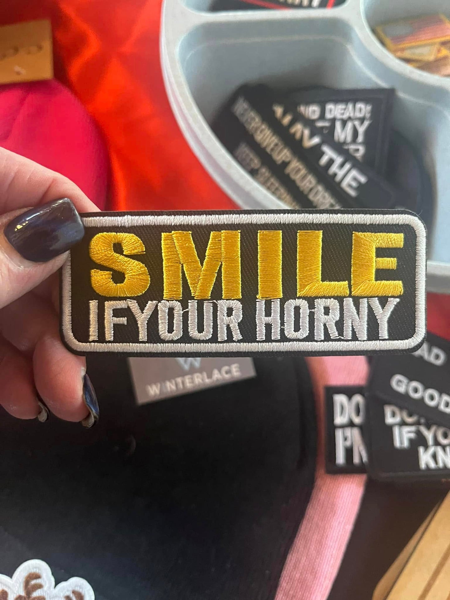 SMILE IF YOUR HORNY - PATCH