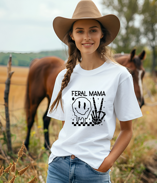 FERAL MAMA- T-SHIRT