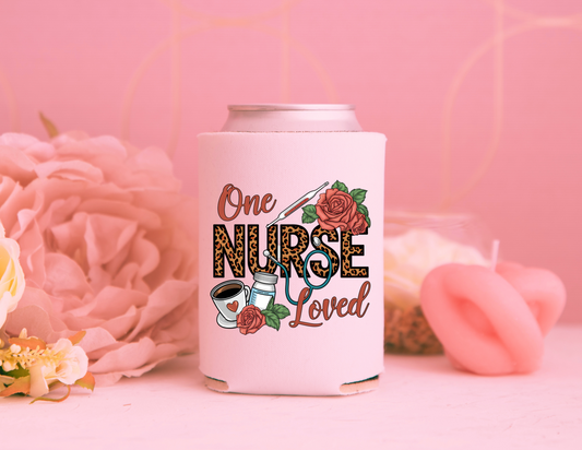 ONE LOVED NURSE - CAN KOOZIE