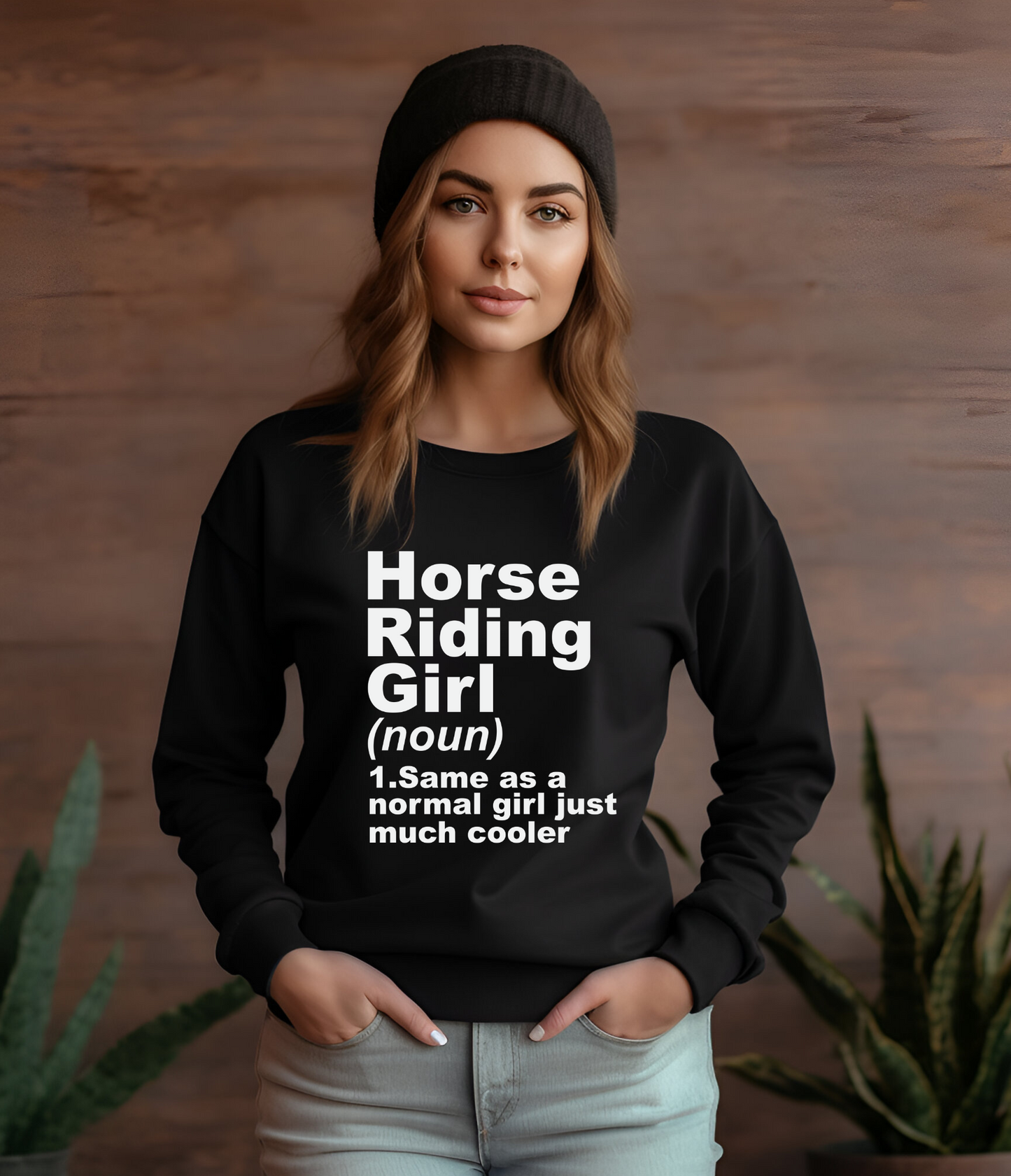 LONG SLEEVE SHIRT - HORSE RIDING GIRL