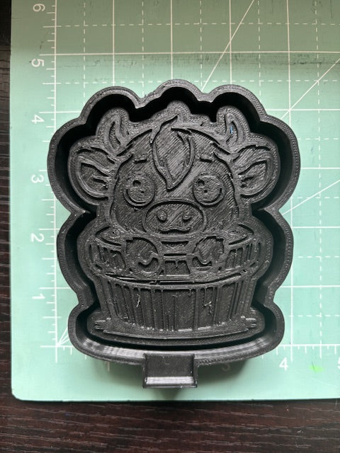 COW IN A BUCKET- FRESHIE MOLD