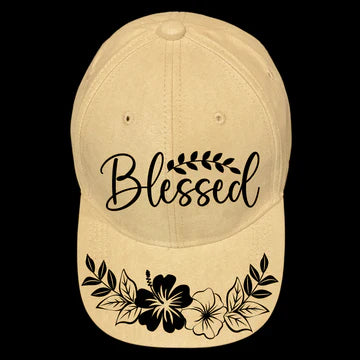 BLESSED - SUEDE BASEBALL HAT