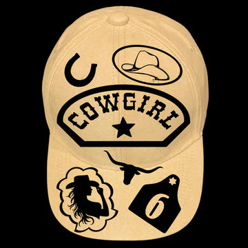 COWGIRL - SUEDE BASEBALL HAT