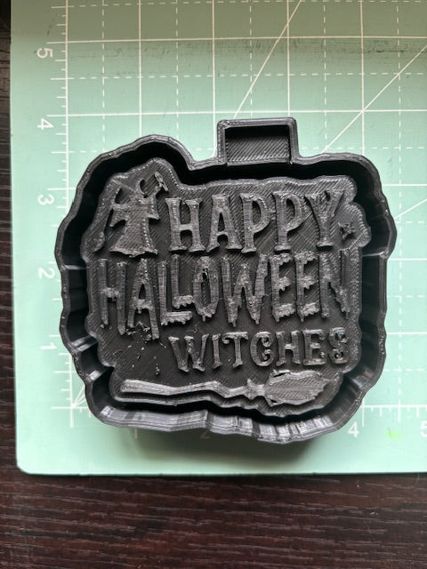 HAPPY HALLOWEEN WITCHES- FRESHIE MOLD