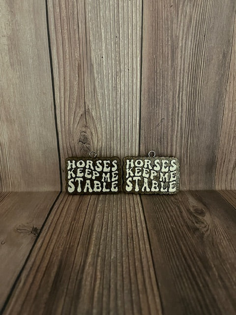HORSES KEEP ME STABLE VENT CLIP FRESHIE