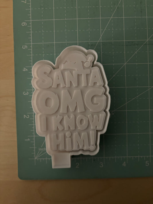 SANTA I KNOW HIM -FRESHIE MOLD