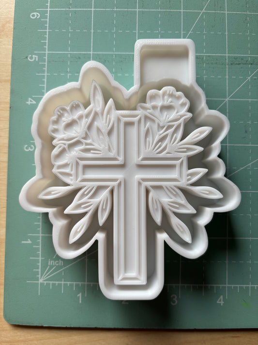 FLOWER CROSS -FRESHIE MOLD