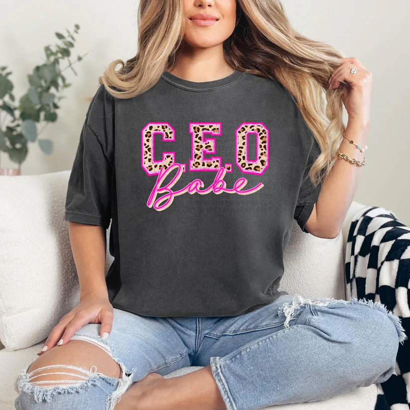 CEO BABE - SCREEN PRINT TRANSFER