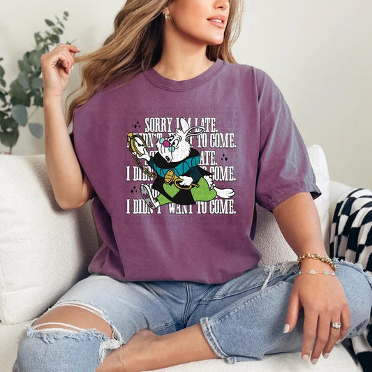 T-SHIRT - SORRY I'M LATE