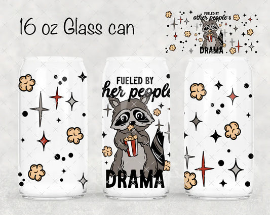 FUELED BY DRAMA RACOON  - UVDTF WRAP