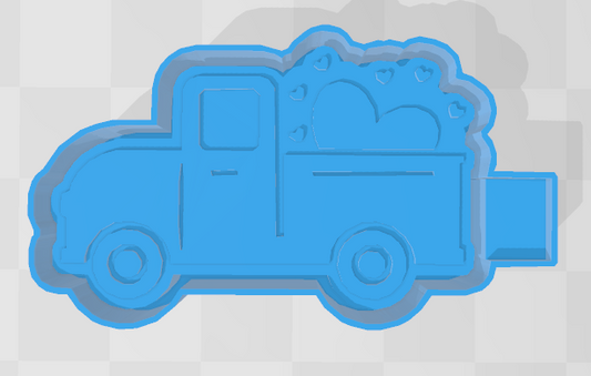 VALENTINES TRUCK -FRESHIE MOLD