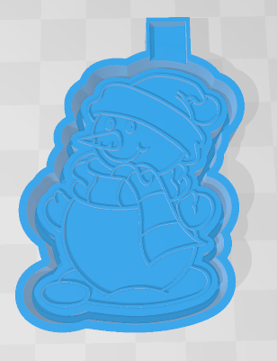 CHRISTMAS FROSTY -FRESHIE MOLD