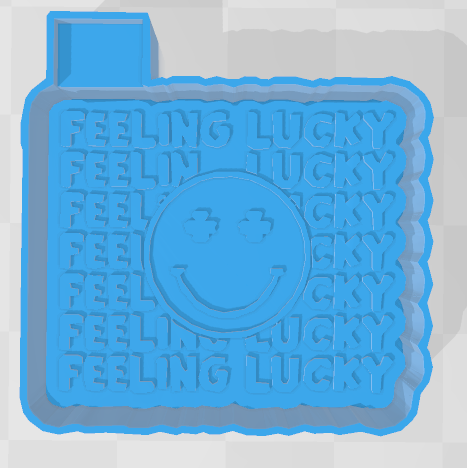 FEELING LUCKY WITH SMILEY  -FRESHIE MOLD