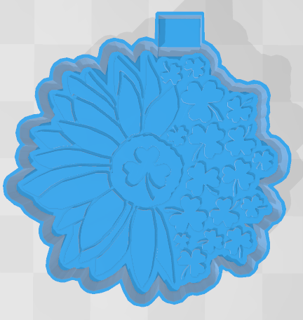 SUNFLOWER CLOVER  -FRESHIE MOLD