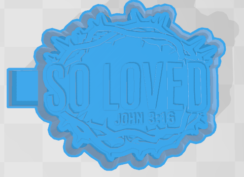 SO LOVED JOHN 3:16 -FRESHIE MOLD