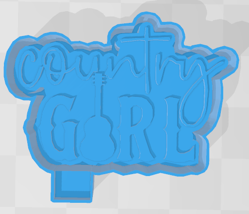 COUNTRY GIRL -FRESHIE MOLD