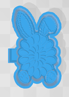 CONCHO BUNNY -FRESHIE MOLD