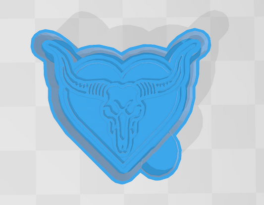 HEART BULL  -FRESHIE MOLD