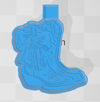 BOOTS WITH BOW -FRESHIE MOLD