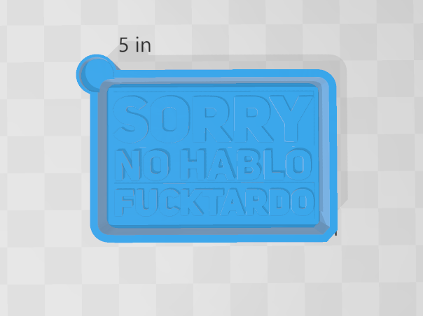 NO HABLO -FRESHIE MOLD