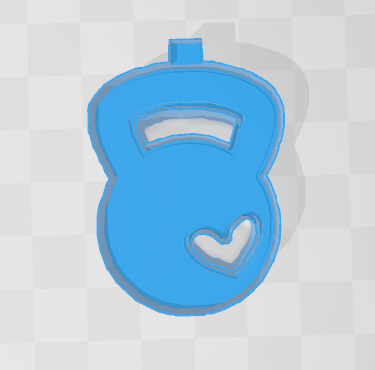 KETTLE BELL WITH HEART -FRESHIE MOLD