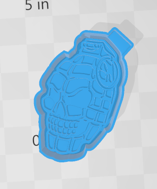 SKULL GERNADE -FRESHIE MOLD