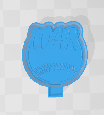 WAR BASEBALL -FRESHIE MOLD