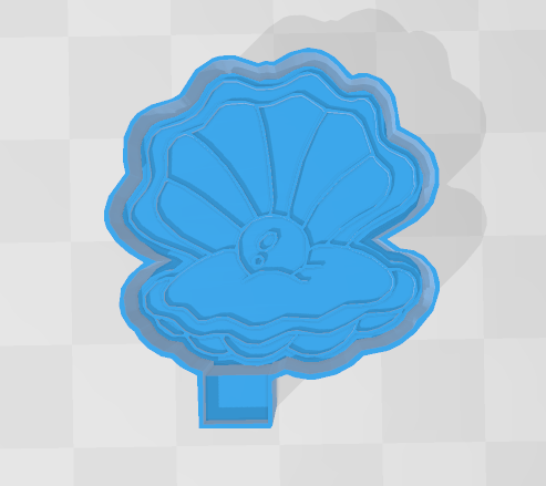 SHELL WITH PEARL -FRESHIE MOLD