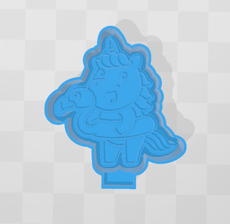 UNICORN FLOATY -FRESHIE MOLD