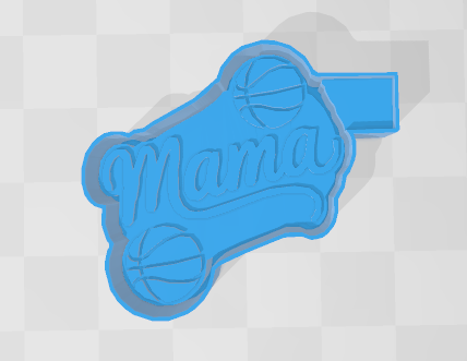 BASKETBALL MAMA -FRESHIE MOLD