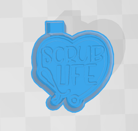 SCRUB LIFE HEART -FRESHIE MOLD